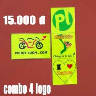 combo 4 logo phượt luôn