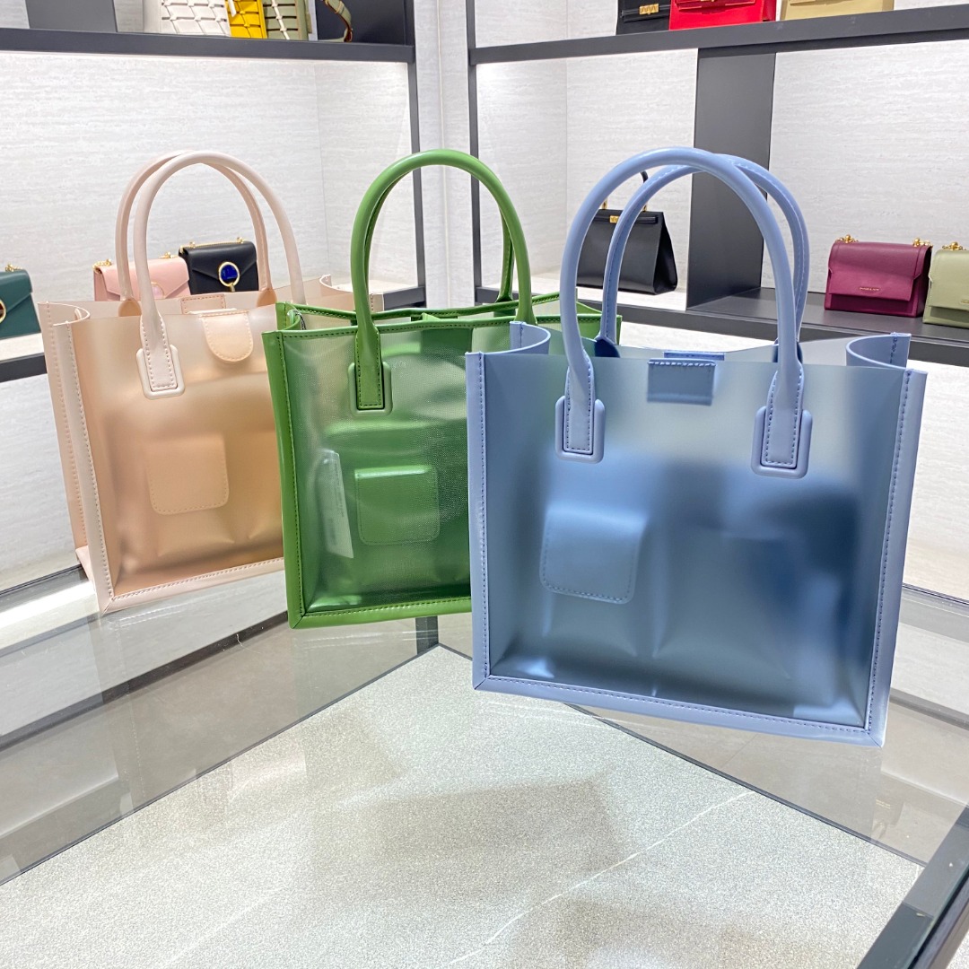 Charles and Keith Túi xách Tote Túi Jelly Túi nữ Túi đeo vai