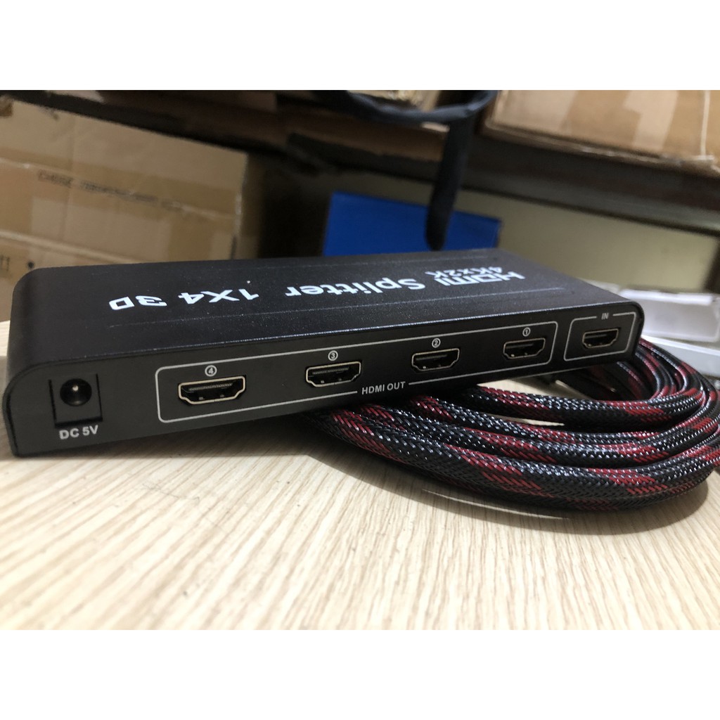 Hub HDMI, Bộ chia HDMI 1 ra 4 , 1 ra 2 UHD 4Kx2K cho PC,DVD,PS3,TV