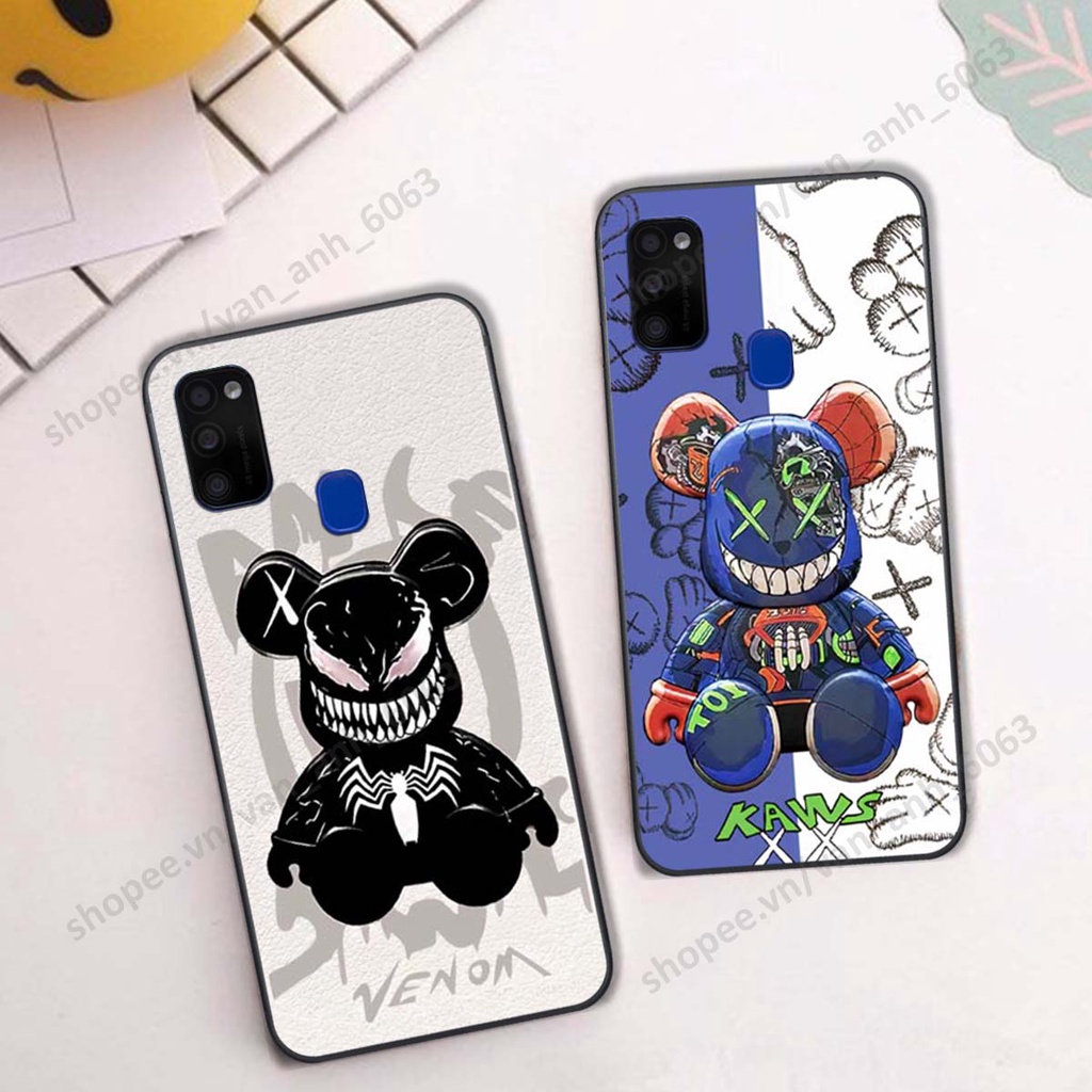 Ốp lưng Samsung M21 / M30s hình kaws, bear brick, venom thời trang siêu ngầu