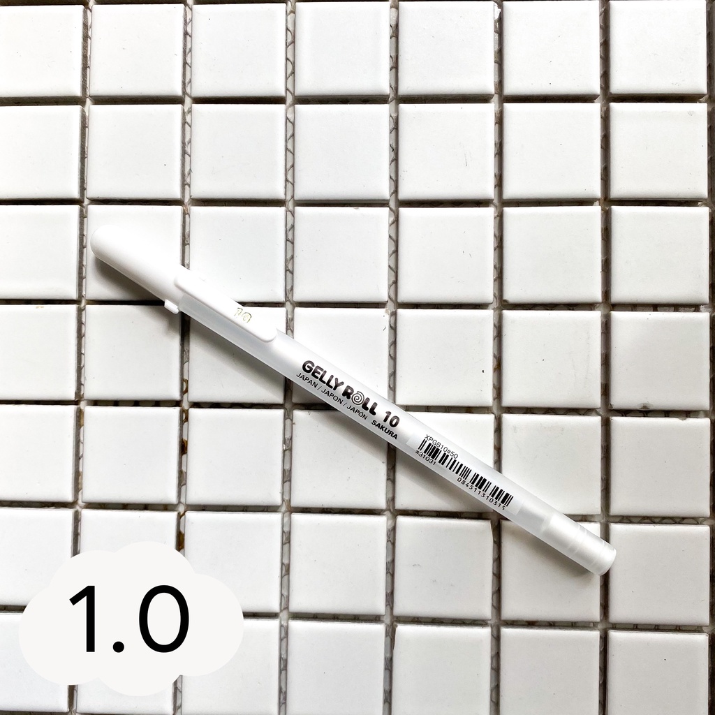 Bút Mực Trắng Sakura Gelly Roll 0.5 0.8 1mm - Hidari
