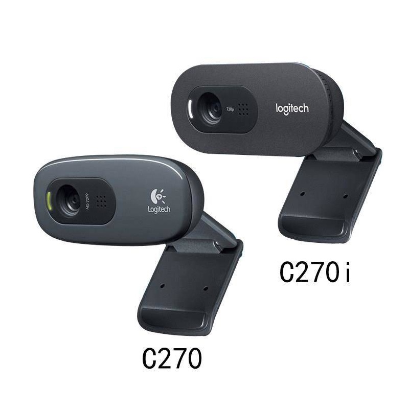 Webcam Logitech C270 video chuẩn HD - với micro giảm tiếng ồn và tự động, cắm và sử dụng ngay.không cần cài đặt