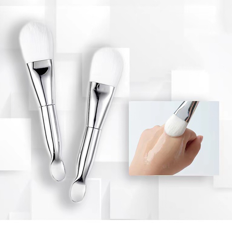 1 Cọ Silicon Mềm Hai Đầu Dùng Để Quét Mặt Nạ Chăm Sóc Da