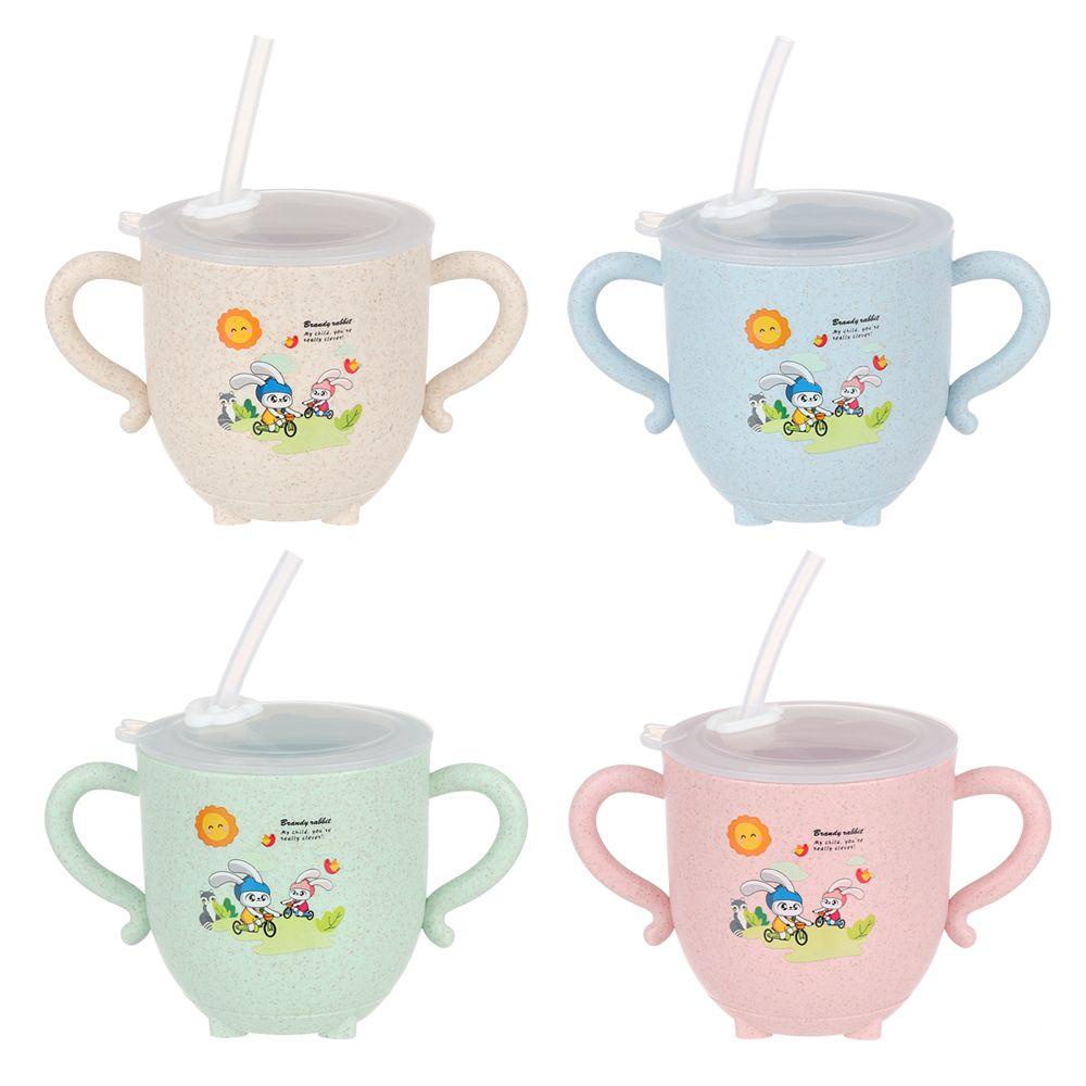Bình Uống Nước Có Ống Hút Chống Rơi Cho Bé