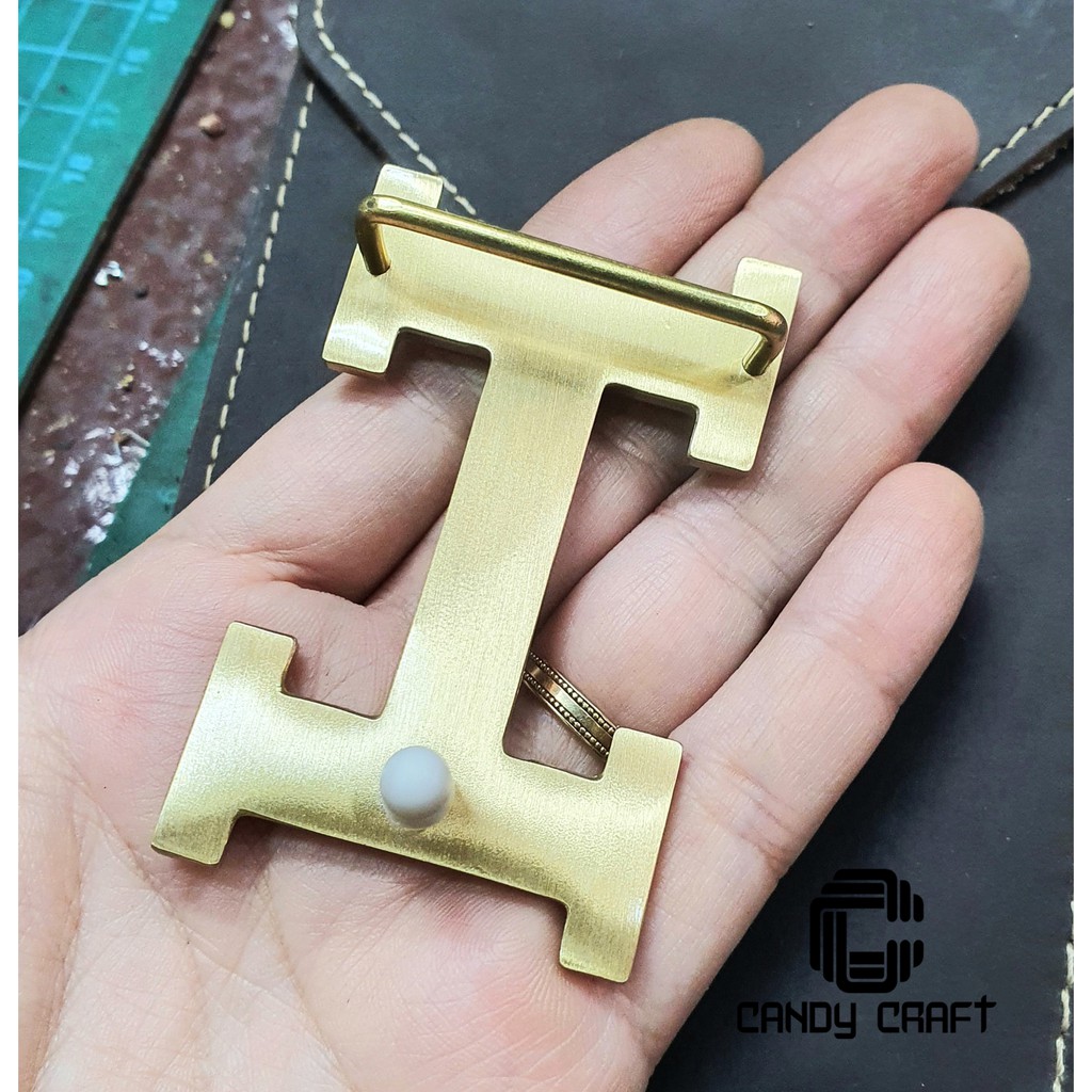 Mặt dây nịt chữ H - phụ kiện làm túi xách