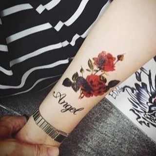 [MUA 1 TẶNG 1] Hình xăm dán hoa hồng - nhiều mẫu