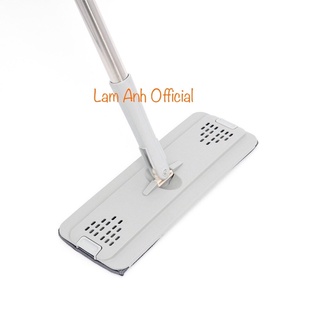 Bộ cán rời cho cây lau nhà 2 ngăn loại cán innox to và dày dày dặn, có ảnh thật