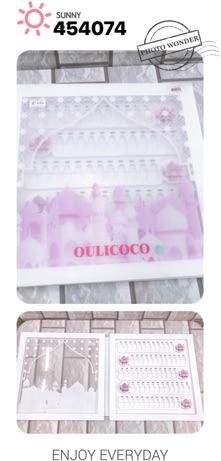 Sổ gắn sơn móng mẫu các mã 454070