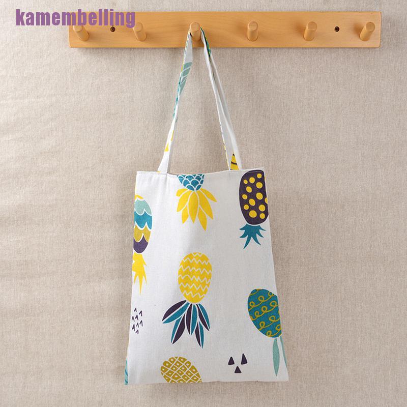 Túi Tote Đeo Vai / Xách Tay Bằng Cotton Lanh Đa Ứng Dụng Cho Nữ