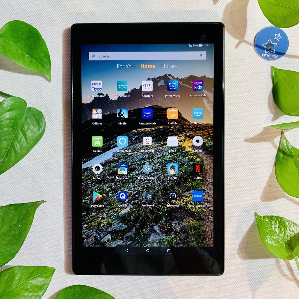 Máy tính bảng Kindle Fire HD 10 - 2019 9th - 10.1" 1080p full HD, 32 GB - Hàng Amazon chính hãng