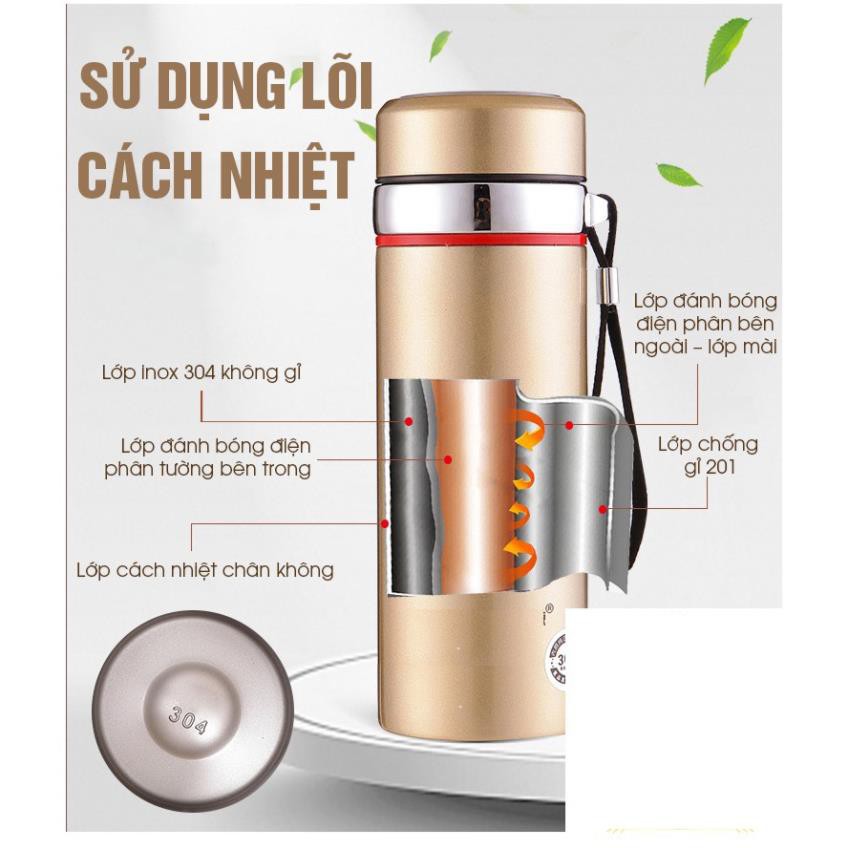 Bình Giữ Nhiệt BAOL Inox 304 Không Gỉ 1000ml Không Bị Mùi Hôi Kiểu Dáng Sang Trọng