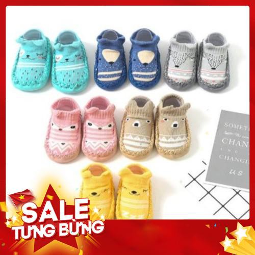 Giày, vớ tập đi chống trượt kiêm tất cho bé trai và bé gái - Hàng nhập khẩu