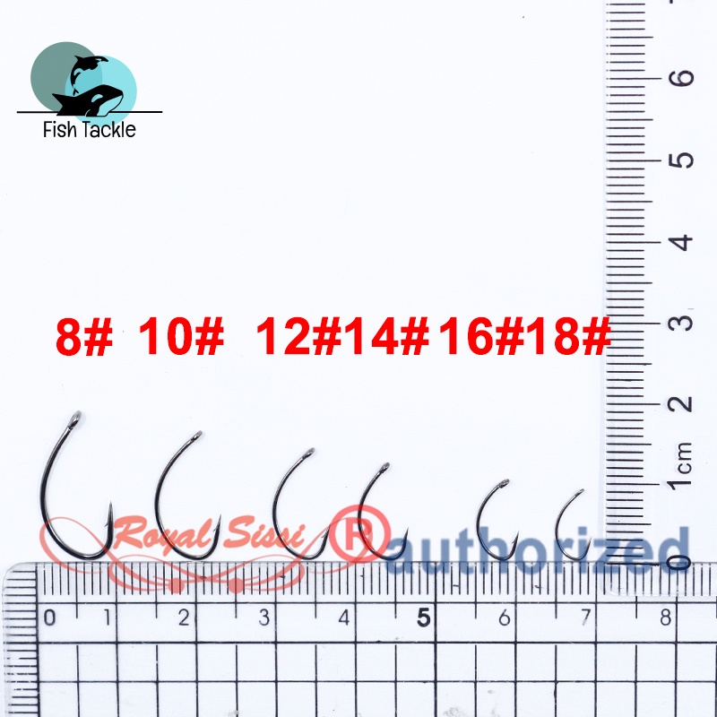 Bộ 10 Móc Câu Cá Màu Đen Chất Lượng Cao