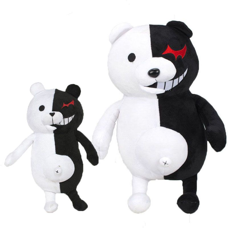 Gấu Bông Danganronpa Monokuma 14 &quot;Màu Trắng Đen