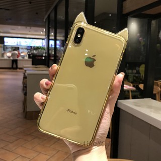 ỐP LƯNG DẺO TRONG SUỐT TAI THỎ IPHONE