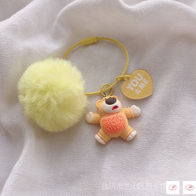 Móc Khóa Hình Gấu Bông Dễ Thương