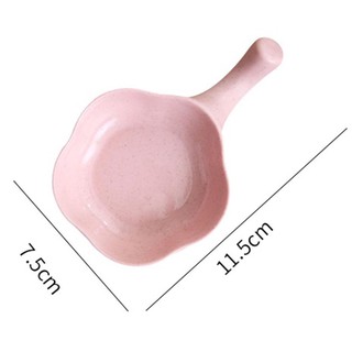 Đĩa đựng gia vị kiêm gác đũa chất liệu lúa mạch