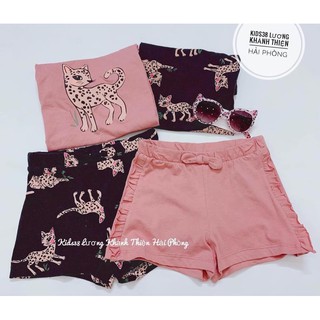 Set bộ 2 màu hồng đen dành cho bé