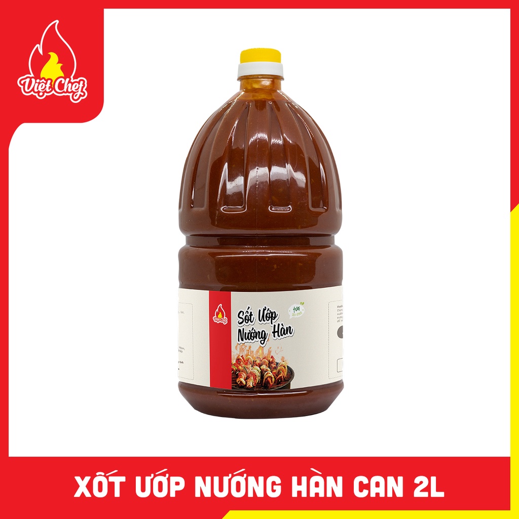 XỐT ƯỚP NƯỚNG HÀN CAN 2L - Gia vị hoàn chỉnh cho món nướng chuẩn Hàn