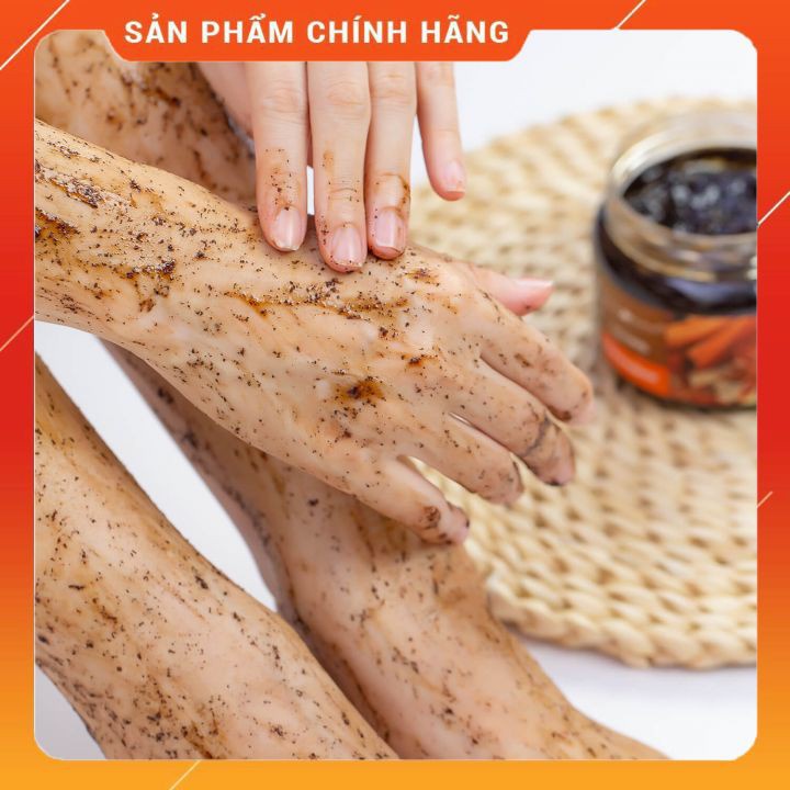 Tẩy tế bào chết body và giảm mụn cơ thể EXCLUSIVECOSMETIC GEL SCRUB COFFEE CINNAMON CLOVES Quế Hồi & Cafe 380g | BigBuy360 - bigbuy360.vn