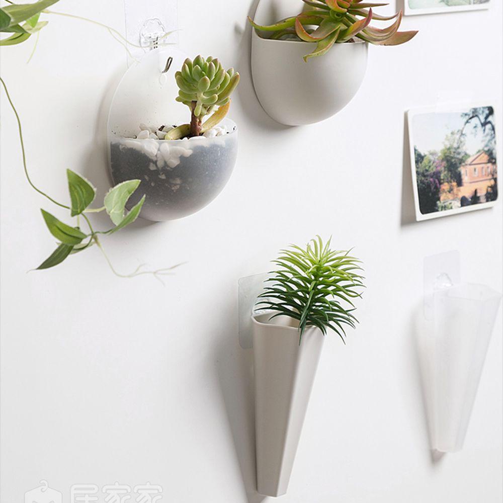 Set 2 / 4 Chậu Hoa Treo Tường Trang Trí Bằng Acrylic