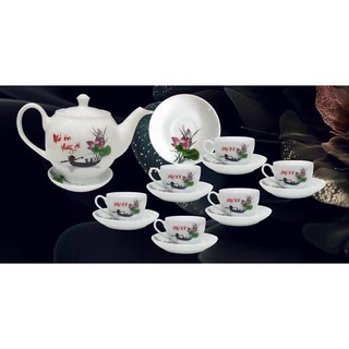 Bộ ấm chén kèm hộp