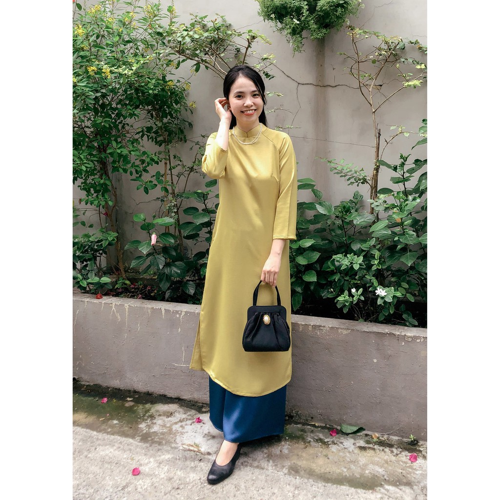 Set Áo dài Rosemary Tây Thi Vàng Cải Chua