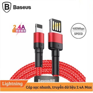 [CÁP IPHONE IPAD] DÂY CÁP SẠC LIGHTNING BASEUS CAFULE KEVLAR 2 MẶT CHÍNH HÃNG [NEW 100%]