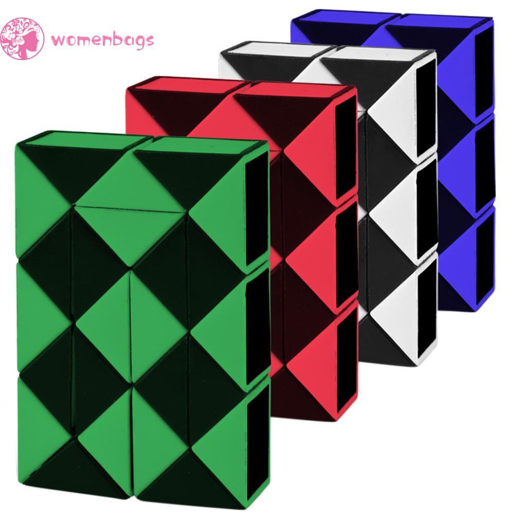 ✿WB✿ 24 Blocks Children 3D Magic Cube Twist Logic Brain Teaser Game Toy Puzzle