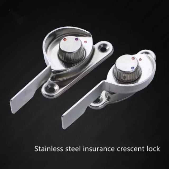 Khóa sò cửa sổ lùa cao cấp inox
