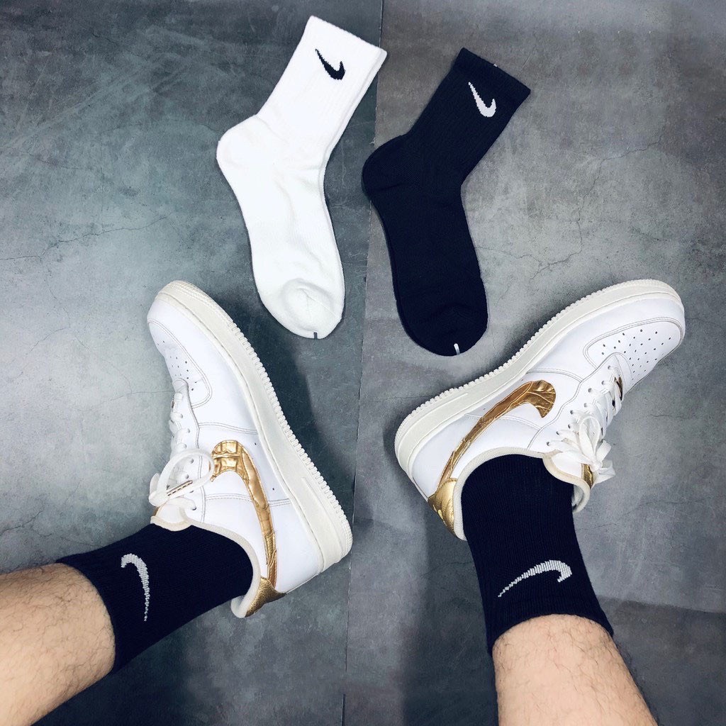 COMBO 5 TẶNG 1 Tất Jordan dệt kim,vớ dệt kim,cổ cao,thời trang,thể thao, bóng đá,nam nữ,Nike,Champion,Puma,Adidas,Puma