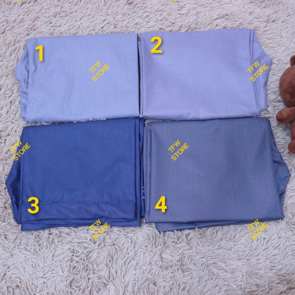 Bộ pijama trung niên trơn vải kate xước sang trọng , quần áo mặc nhà, bộ ngủ cho ông, cho bố -HàngVN
