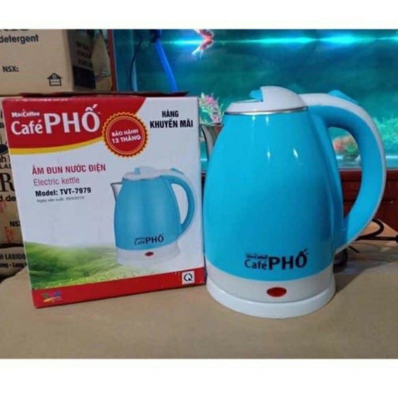 Ấm đun siêu tốc cafe phố 1L8