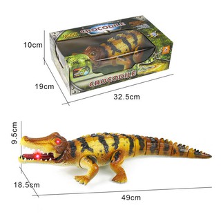 Cá sấu siêu to khổng lồ chạy pin đồ chơi trẻ em phát sáng phát nhạc