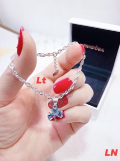 LẮC TAY CỎ BA LÁ BẠC TA 925