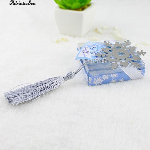 Dụng cụ đánh dấu sách bằng hợp kim hình bông tuyết xinh xắn