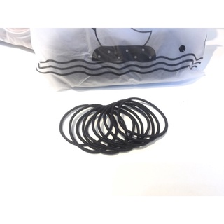 Set 10 sợi thun cột tóc đen/ màu y hình