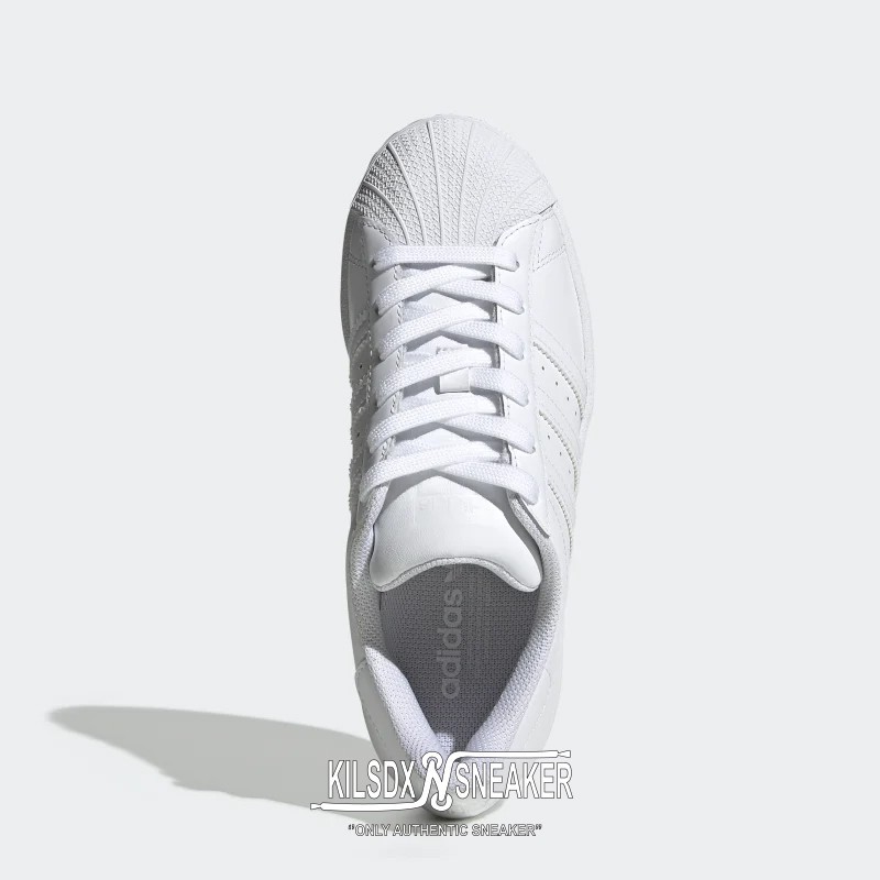 [  Chính hãng  ]-Giày Sneaker Unisex Adidas Superstar All White B23641