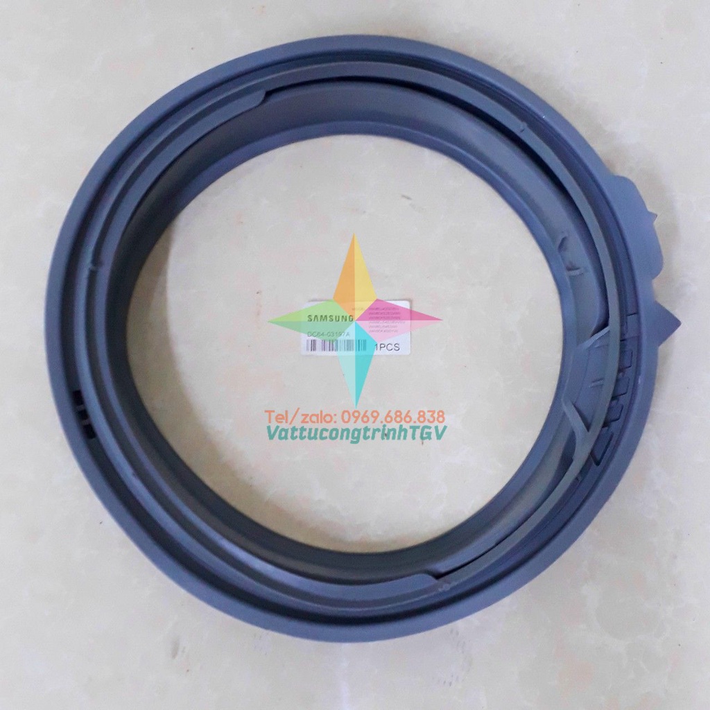 Gioăng cửa DC64-03197A thân mỏng cho máy giặt SAMSUNG cửa ngang 7-9kg Model J4-J5-K4-K5-K6