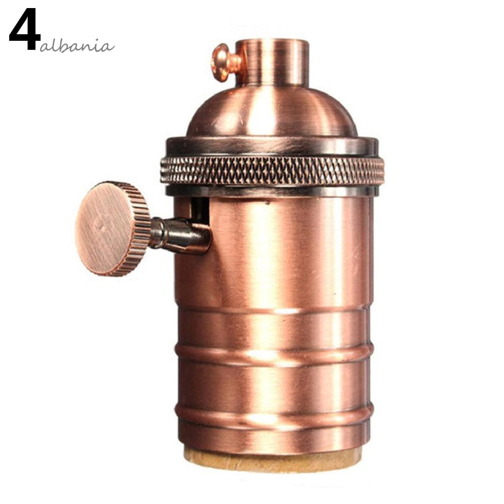 Đui đèn E26 E27 có công tắc phong cách cổ điển