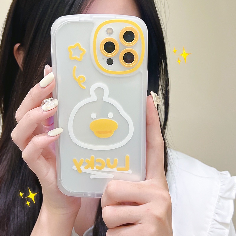 Ốp Điện Thoại Có Giá Đỡ Hình Đầu Vịt Cho iphone7 / 7plus / 8 / 8plus / xs / 11 / 12 / 13 / 14 / pro / max / plus / promax