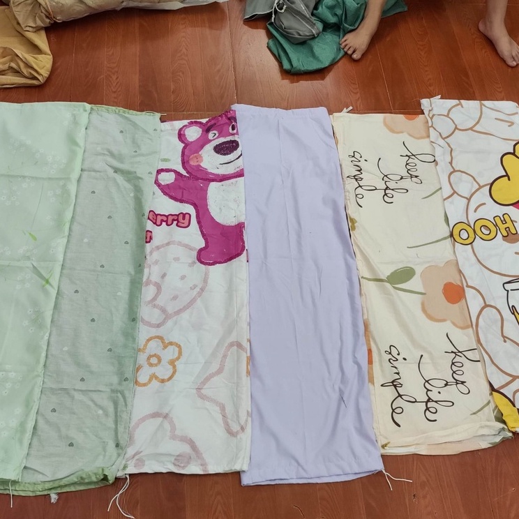 Vỏ Gối Ôm Nhiều Mẫu Giá Rẻ Kích Thước 35x110cm mặc định gửi cùng màu bộ khách đặt