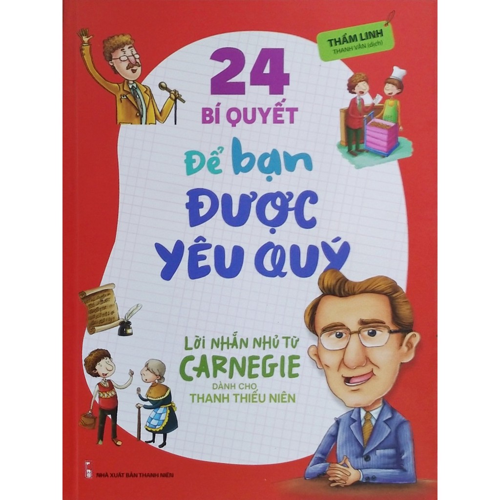 Sách - 24 bí quyết ( lời nhắn nhủ từ Carnegie )