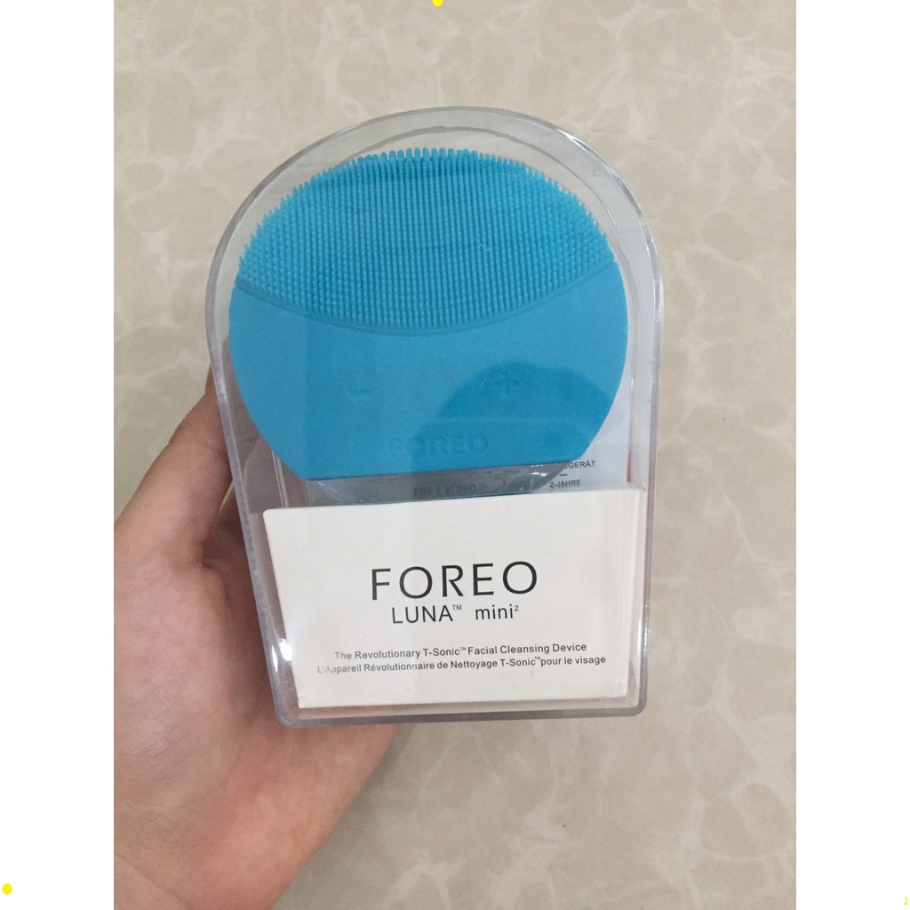Máy rửa mặt FOREO LUNA MINI 2 , Máy rung CẦM TAY làm sạch SÂU DƯỚI da mặt, xe khít lỗ chân lông HT | BigBuy360 - bigbuy360.vn