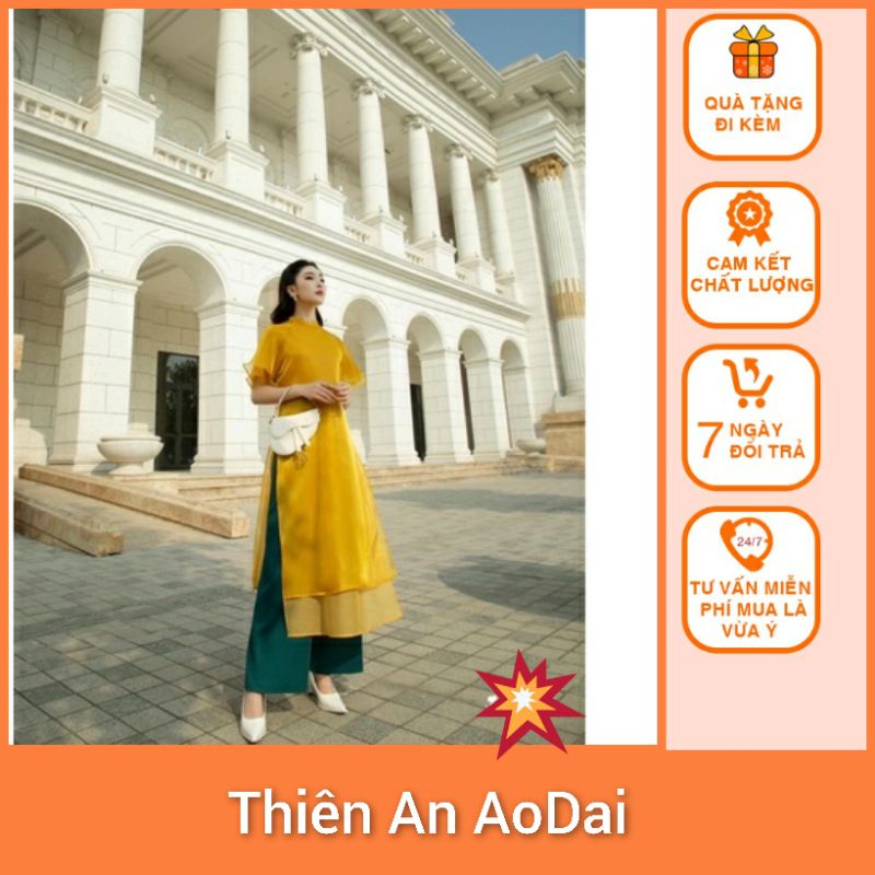 Áo voan tơ lụa nhũ ánh kim ozagan cao cấp