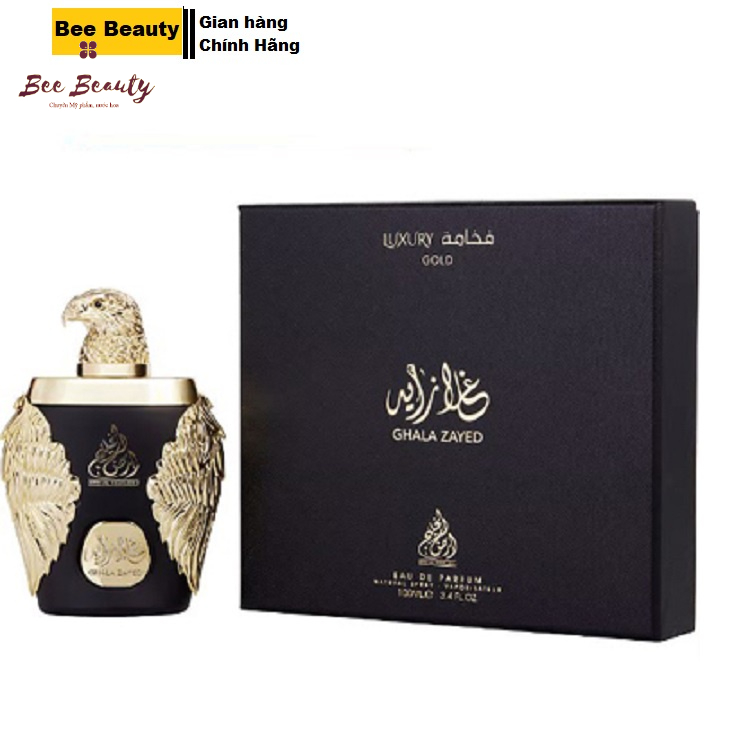 Nước Hoa chiết Đại Bàng Gold Ghala Zayed Luxury Hương Trầm Ấm Mạnh Mẽ Nam Tính