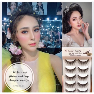 Lông mi chồn 5d hộp 3cặp-5cặp fashion eyelashes