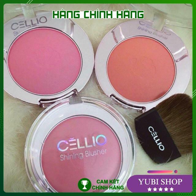 Phấn Má Hồng Cellio - Hàn Quốc - Phấn Má Ngọc Trai Cellio Shining Blusher - Hh