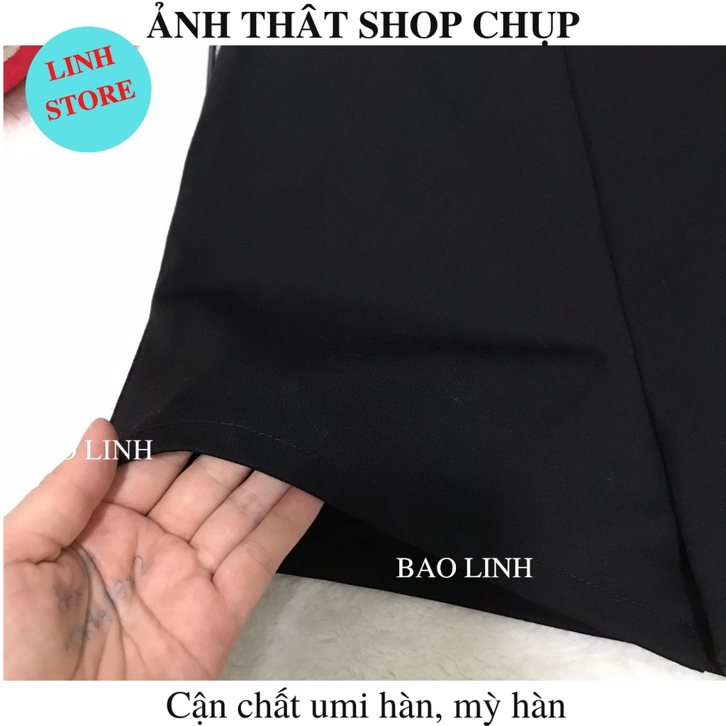 Quần Short Nữ Mặc Nhà LINH STORE Dáng Legging Cạp Chun Lưng Cao Chất Liệu Umi Đẹp Co Dãn | BigBuy360 - bigbuy360.vn