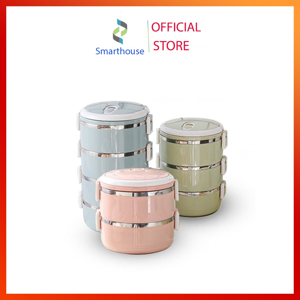 Cặp lồng 4 tầng đựng cơm giữ nhiệt cao cấp
